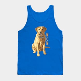 Lab Mom Yellow Labrador Retriever Dog Lover Tank Top